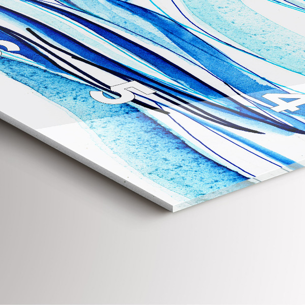 Kwadratowy zegar Deska surfingowa