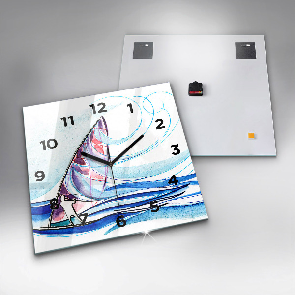 Kwadratowy zegar Deska surfingowa