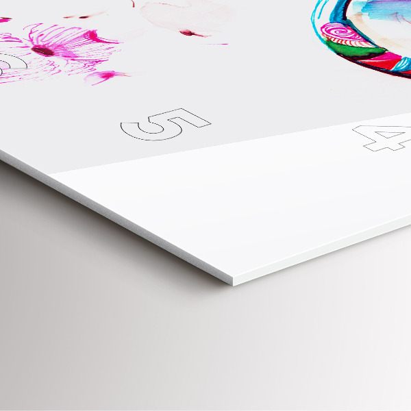 Kwadratowy zegar Kobieta w okularach