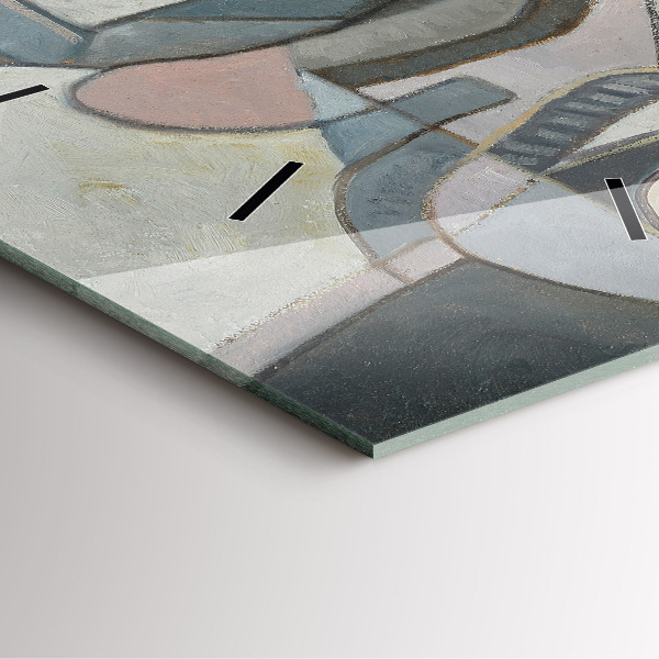 Kwadratowy zegar Malarstwo abstrakcyjne