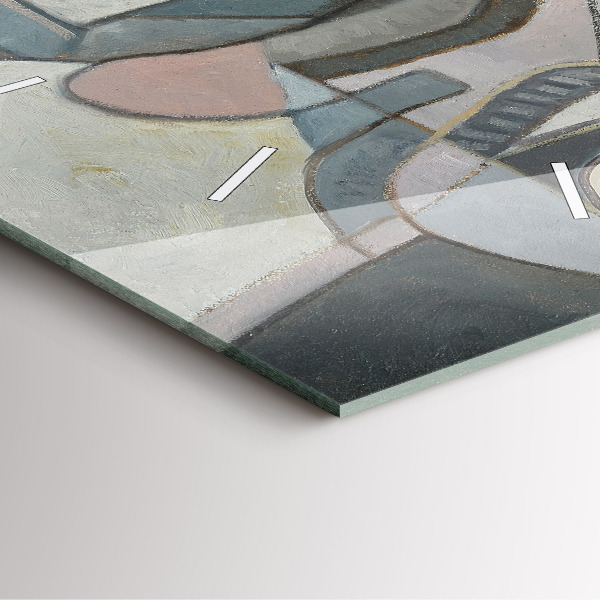 Kwadratowy zegar Malarstwo abstrakcyjne