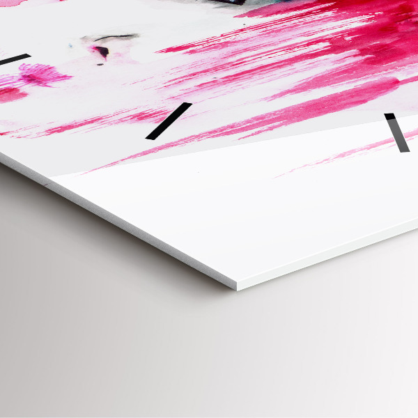 Kwadratowy zegar Wiele twarzy abstrakcja