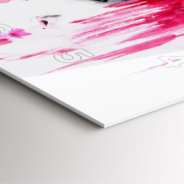 Kwadratowy zegar Wiele twarzy abstrakcja