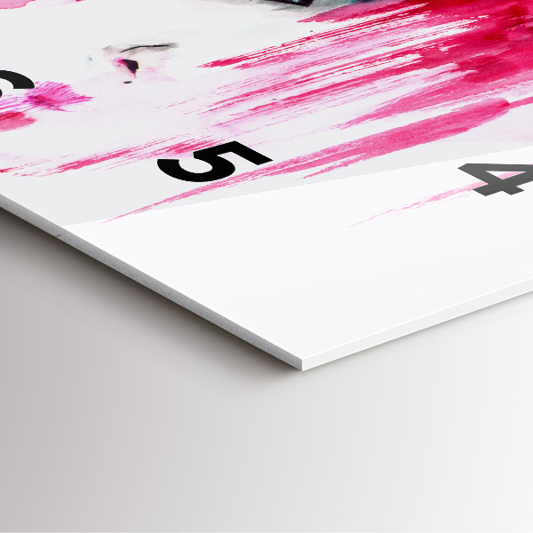 Kwadratowy zegar Wiele twarzy abstrakcja