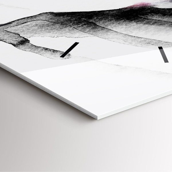 Kwadratowy zegar Portret kobiety