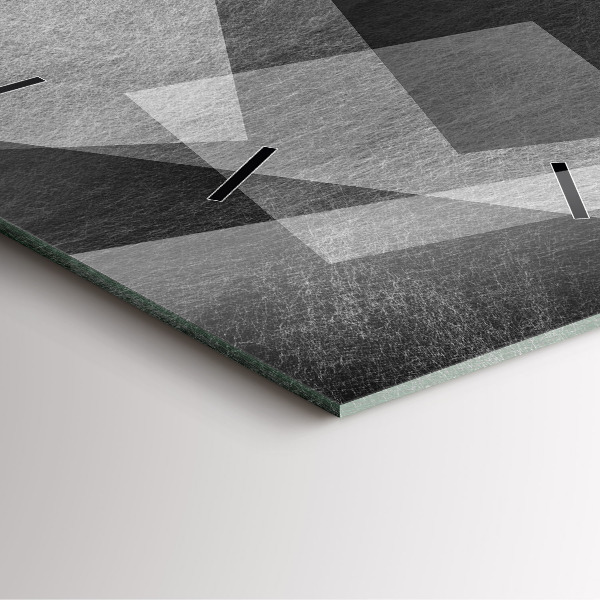 Zegar ścienny kwadratowy Abstrakcja geometryczna