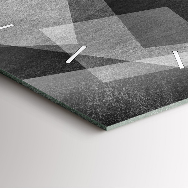 Zegar ścienny kwadratowy Abstrakcja geometryczna