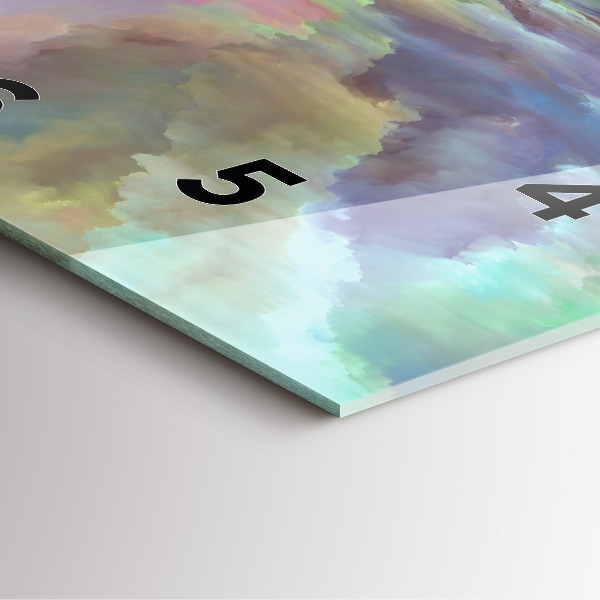 Zegar ścienny kwadratowy Abstrakcyjny pejzaż