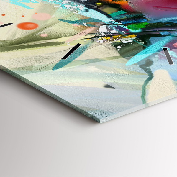 Zegar ścienny kwadratowy Rzędy przypraw