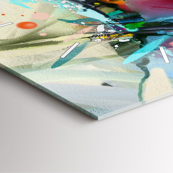 Zegar ścienny kwadratowy Rzędy przypraw