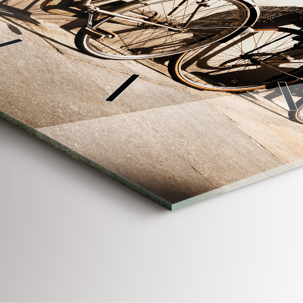 Kwadratowy zegar Włoski rower