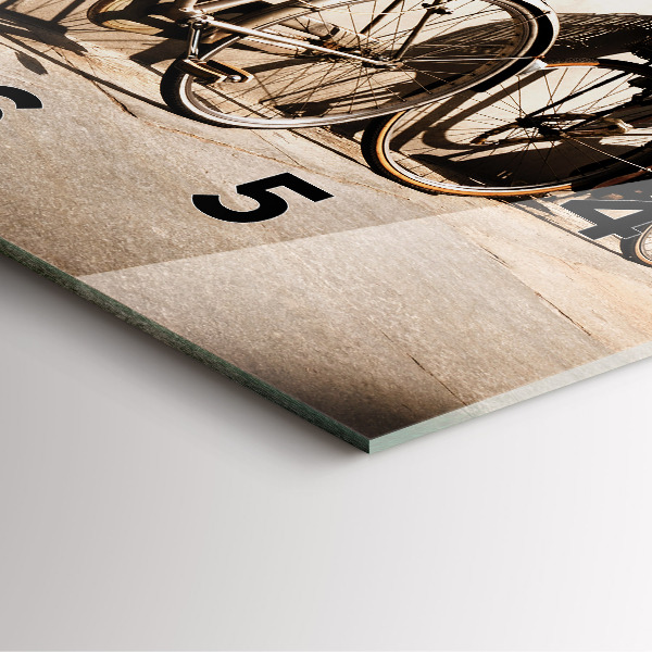 Kwadratowy zegar Włoski rower