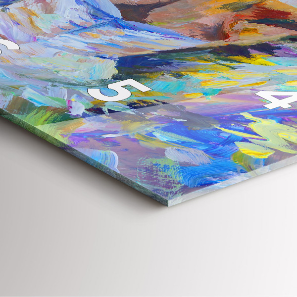 Zegar ścienny kwadratowy Malowana baletnica