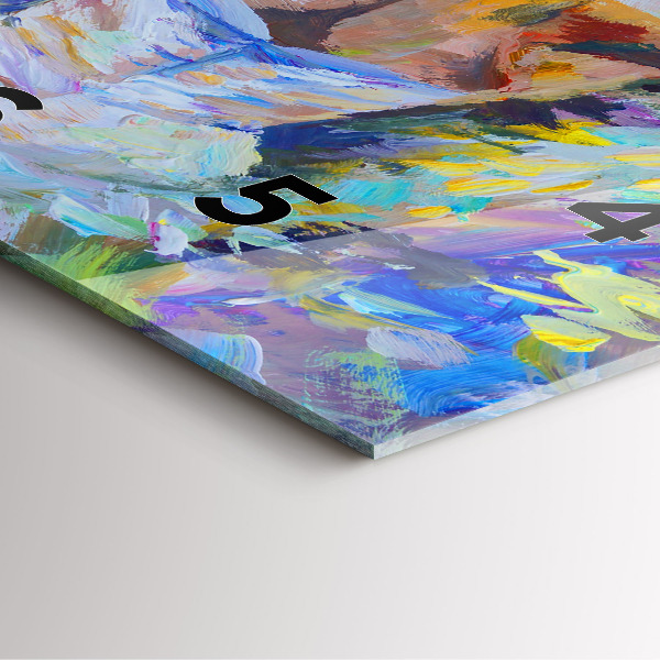 Zegar ścienny kwadratowy Malowana baletnica