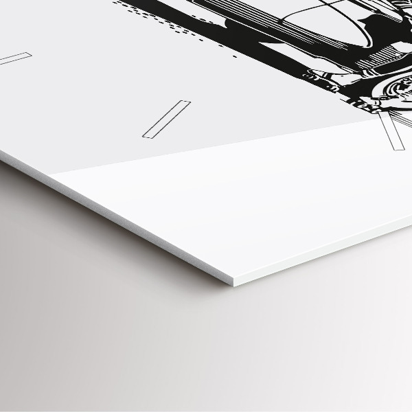 Kwadratowy zegar Retro Ilustracja