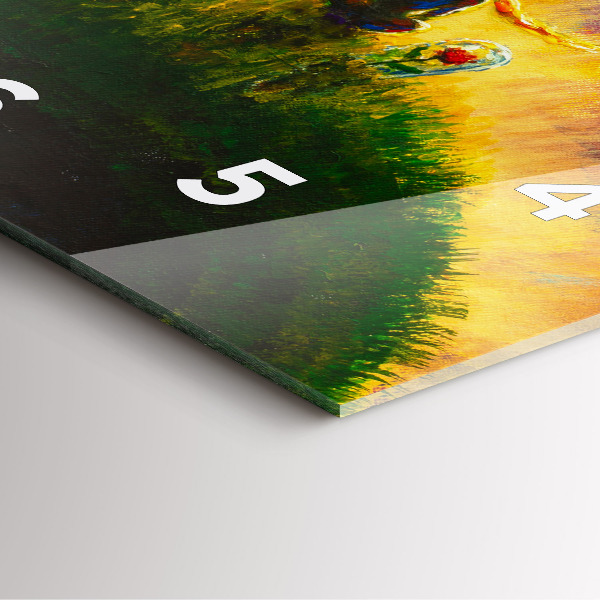 Zegar ścienny kwadratowy Abstrakcja Mały Książę