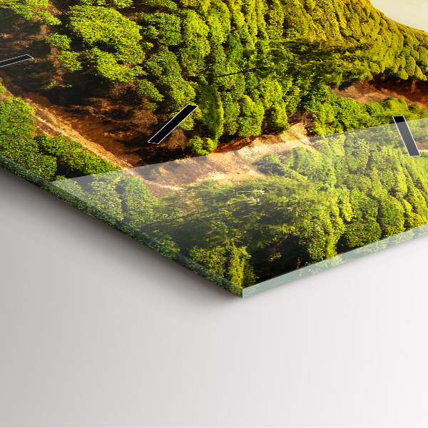 Kwadratowy zegar Wzgórze Herbaty