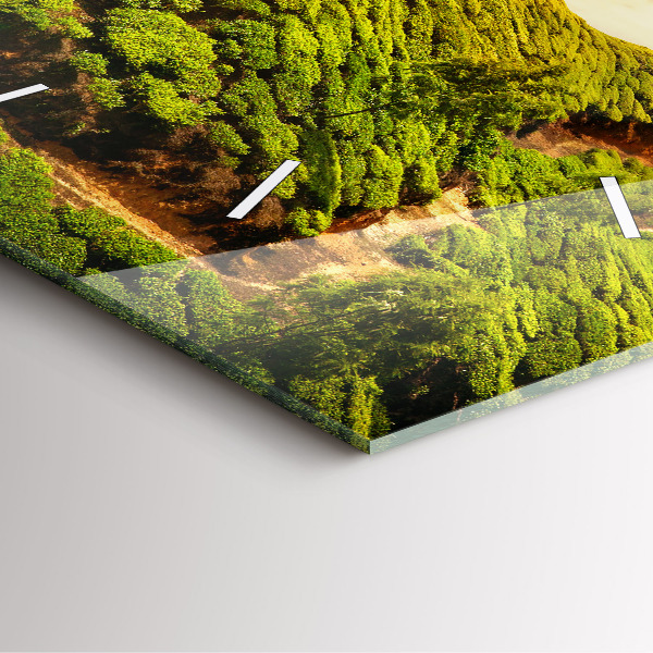 Kwadratowy zegar Wzgórze Herbaty