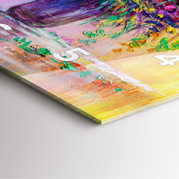 Zegar ścienny kwadratowy Kwiaty w wazonie