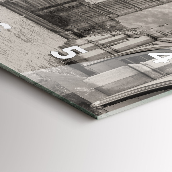 Kwadratowy zegar Londyn Anglia Big Ben