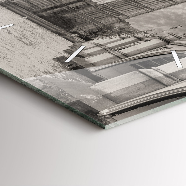 Kwadratowy zegar Londyn Anglia Big Ben