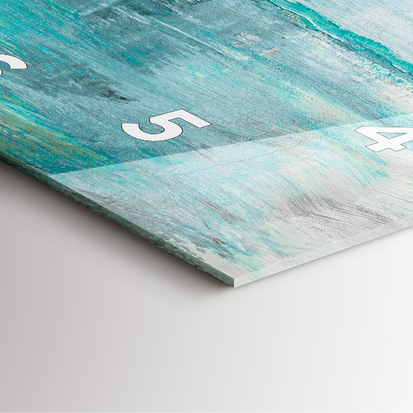 Kwadratowy zegar Olejna tekstura abstrakcja