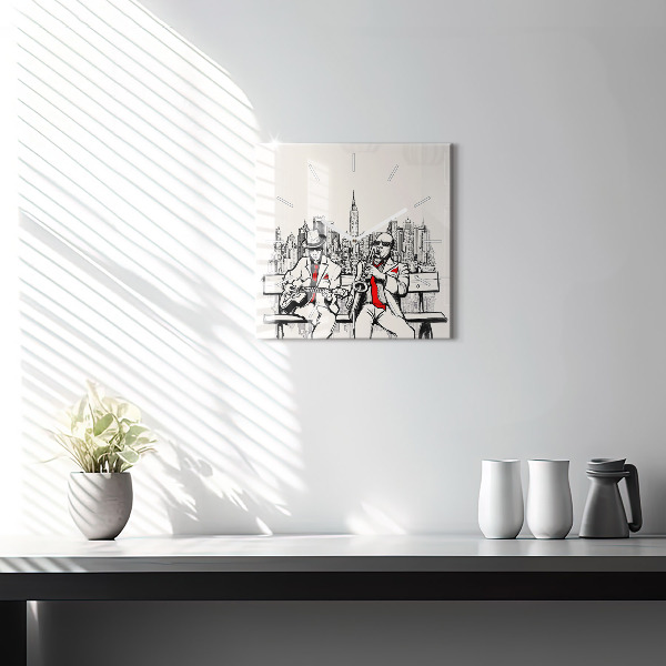 Kwadratowy zegar Jazz w Nowym Jorku