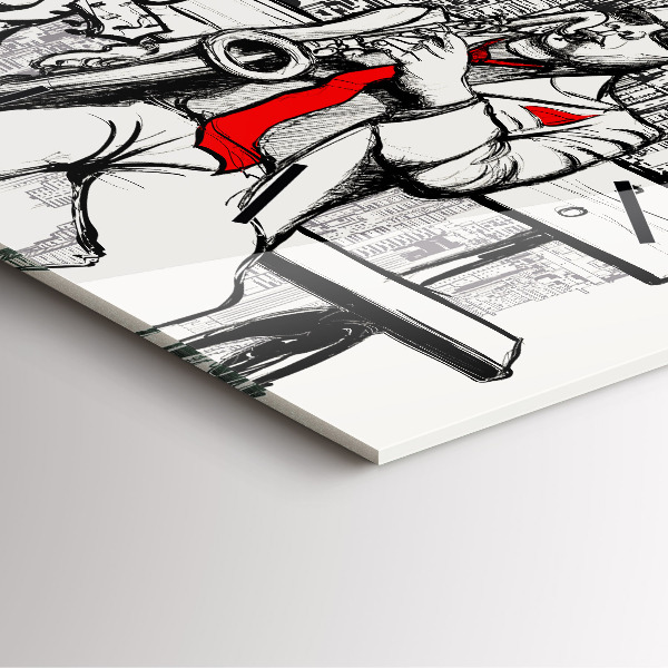 Kwadratowy zegar Jazz w Nowym Jorku