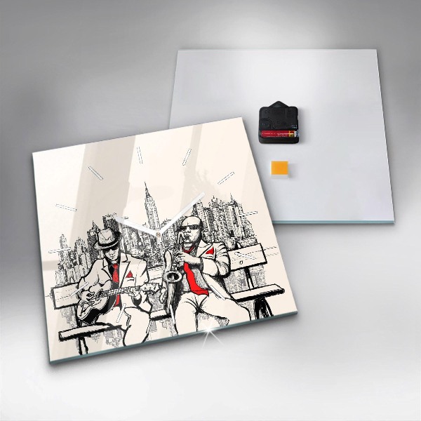 Kwadratowy zegar Jazz w Nowym Jorku