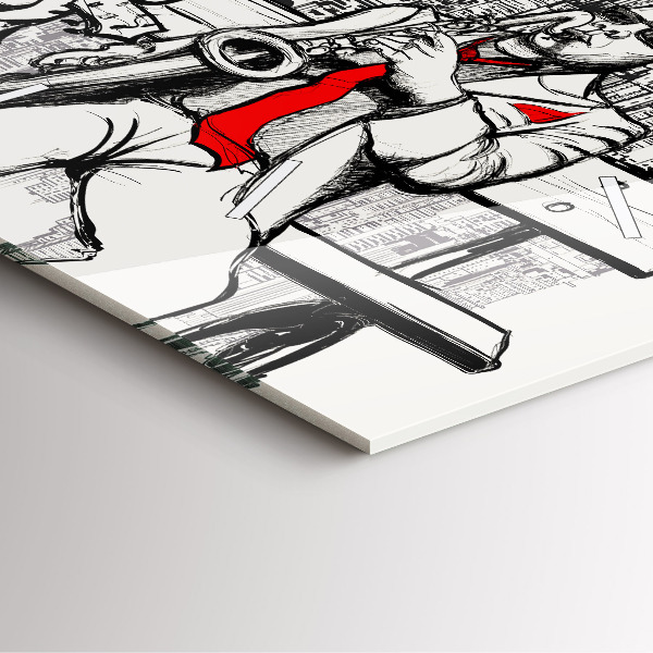 Kwadratowy zegar Jazz w Nowym Jorku