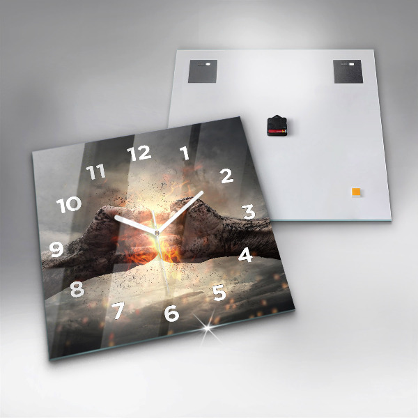 Kwadratowy zegar Pięści Siła Moc