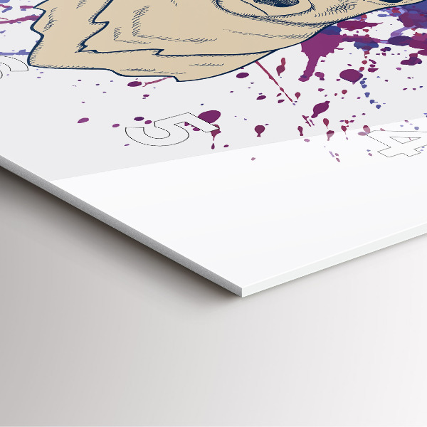 Kwadratowy zegar Ilustracja wektorowa jelenia