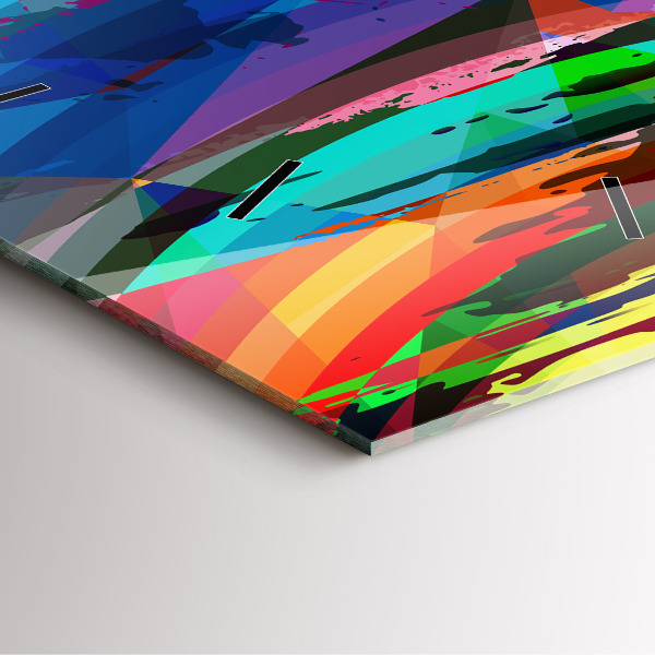 Kwadratowy zegar Abstrakcyjne tło