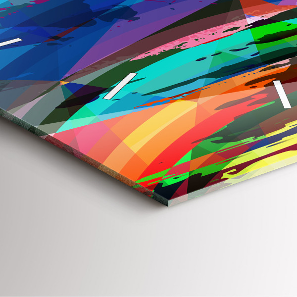 Kwadratowy zegar Abstrakcyjne tło