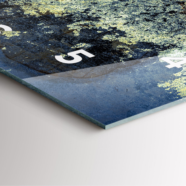 Kwadratowy zegar Motyl vintage styl