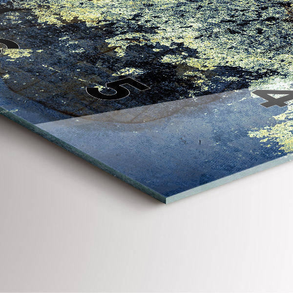 Kwadratowy zegar Motyl vintage styl