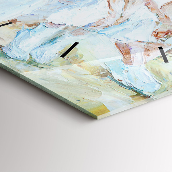 Kwadratowy zegar Młode baleriny