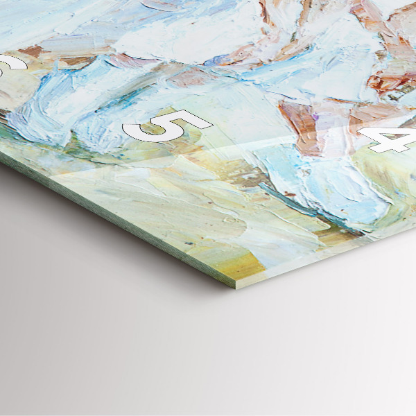 Kwadratowy zegar Młode baleriny