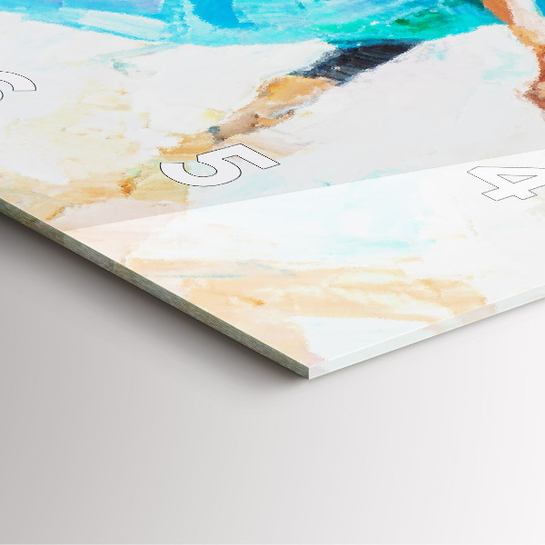 Kwadratowy zegar Przygotowanie baletnicy