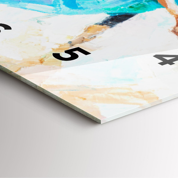 Kwadratowy zegar Przygotowanie baletnicy