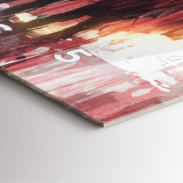 Kwadratowy zegar Młoda zakochana para