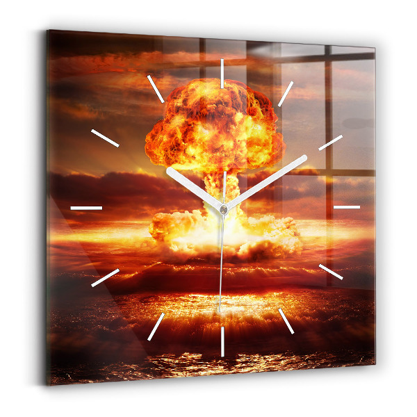 Kwadratowy zegar Wybuch bomby atomowej