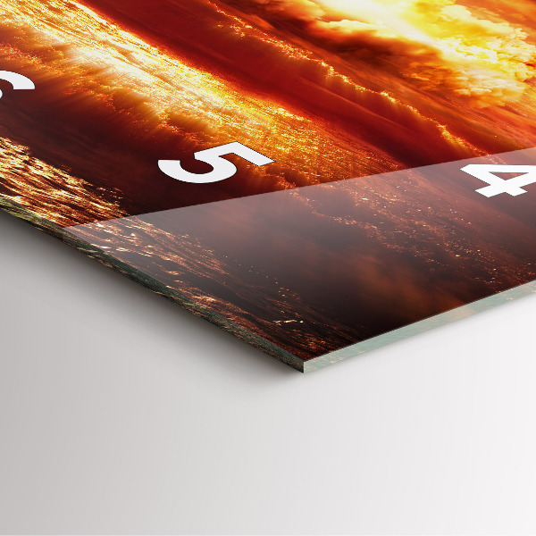 Kwadratowy zegar Wybuch bomby atomowej