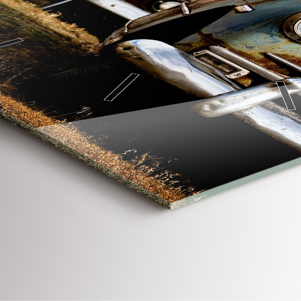 Kwadratowy zegar Stare samochody