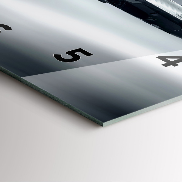 Zegar na ścianę kwadratowy Samolot wojskowy w locie