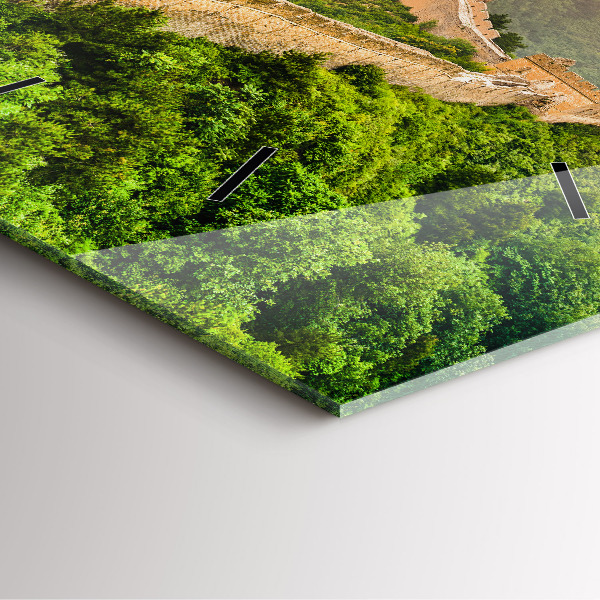 Zegar na ścianę kwadratowy Wielki Mur Chiński