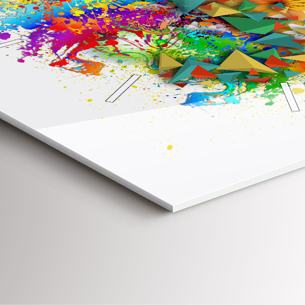 Zegar na ścianę kwadratowy Kwiatowa harmonia z motylami