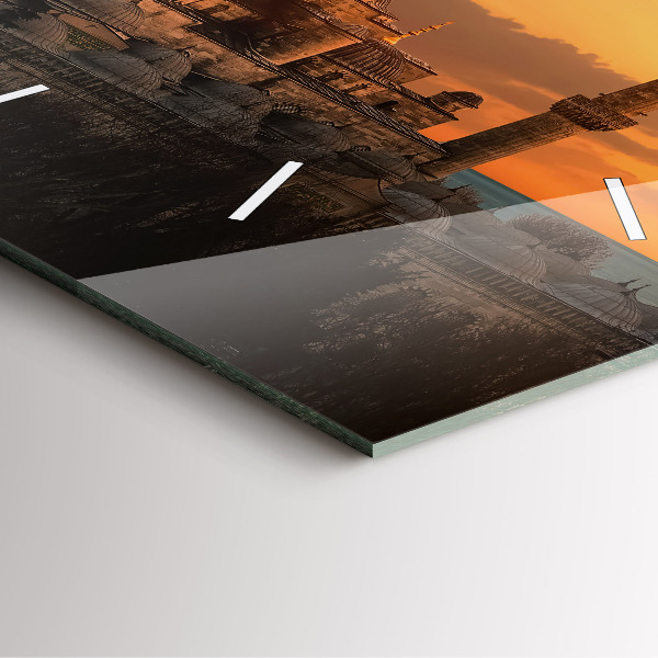 Zegar na ścianę kwadratowy Meczet w Stambule