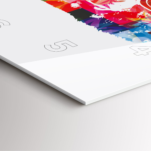 Zegar na ścianę kwadratowy Głowa niedźwiedzia