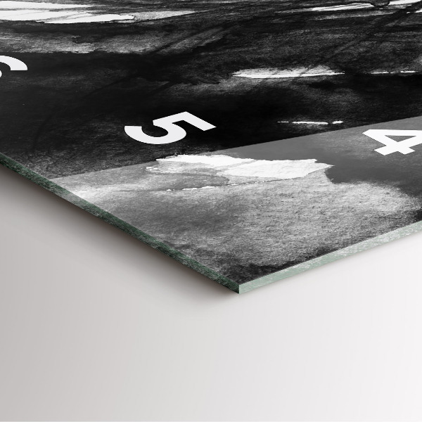 Zegar na ścianę kwadratowy Portret kobiety